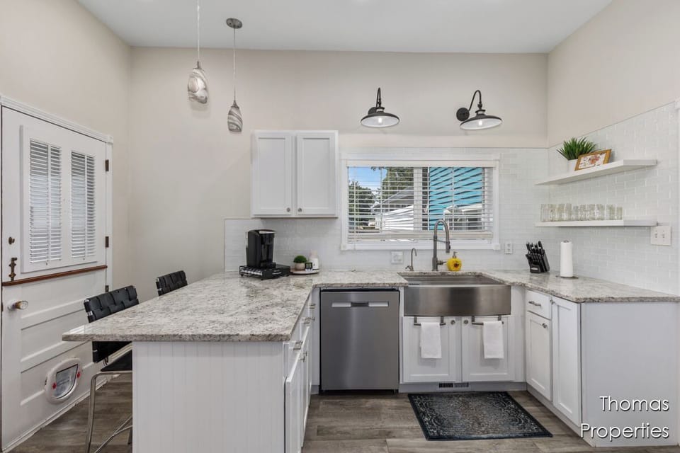 Enjoy a snack in the kitchen