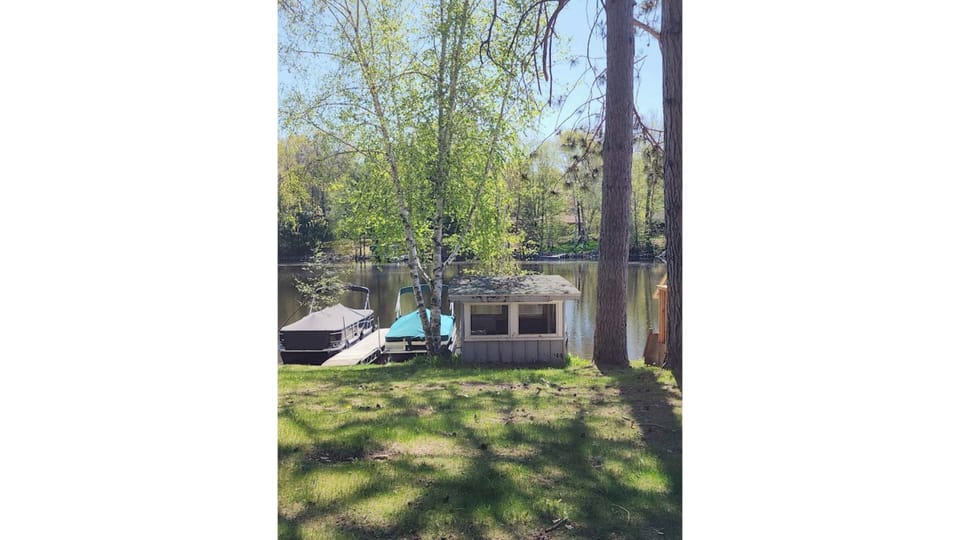 Fish House - key located in cabin