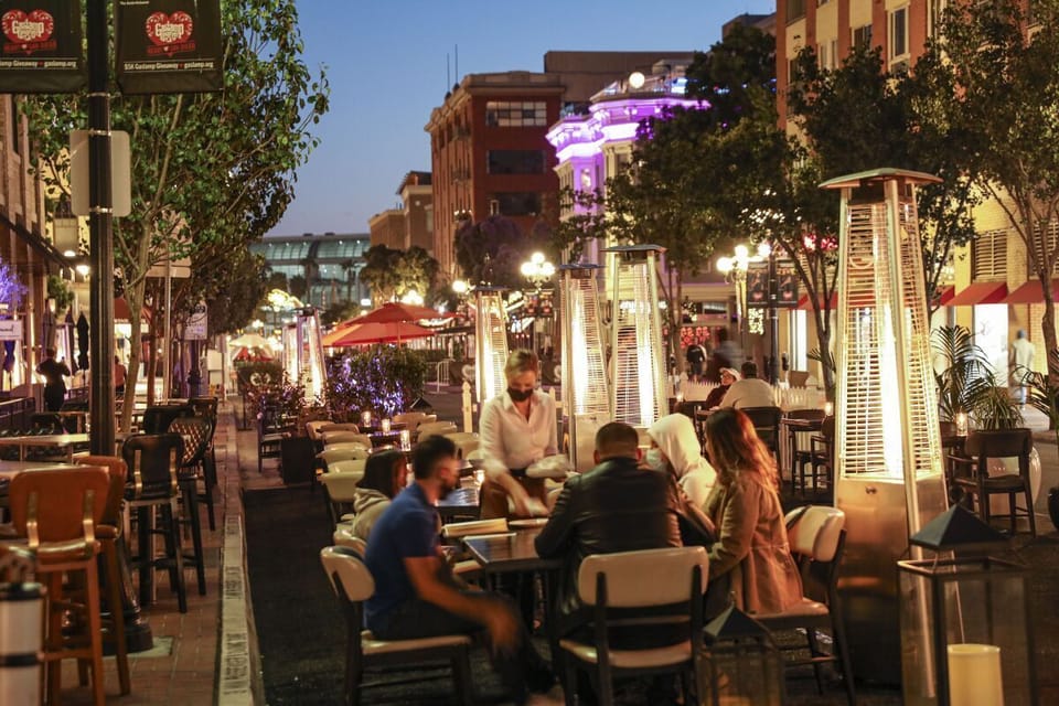 The Gaslamp District (5-7 min drive)!  San Diego's premier entertainment