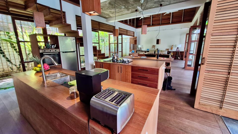 Open plan kitchen