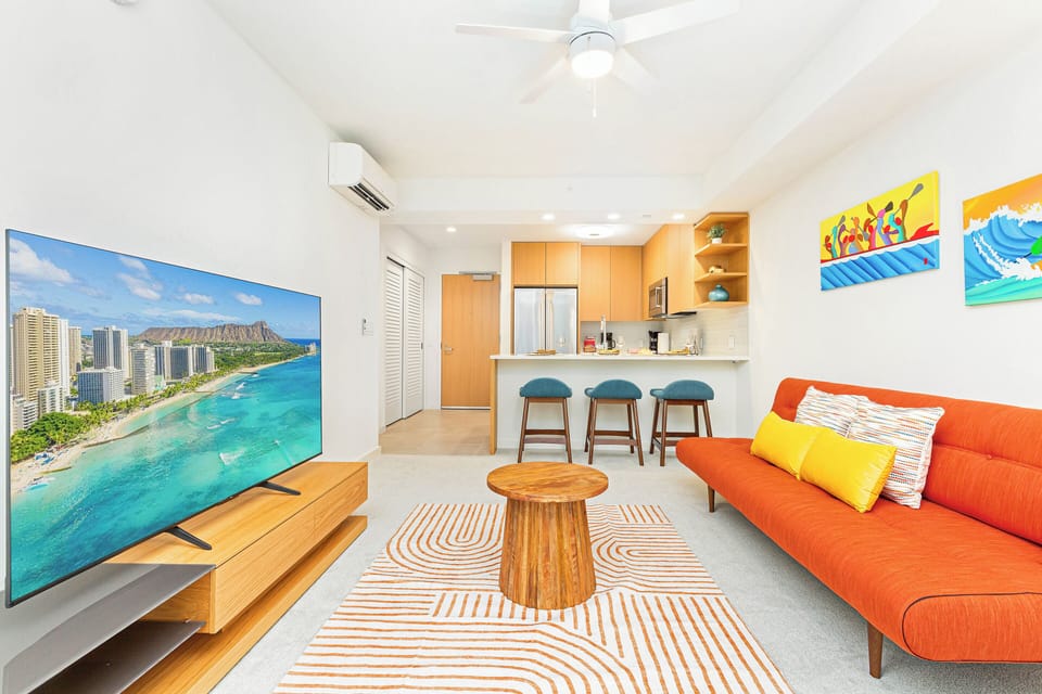 Comfort meets convenience in this cozy living area