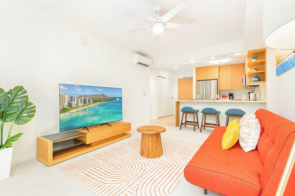 Unwind in the stylish living room