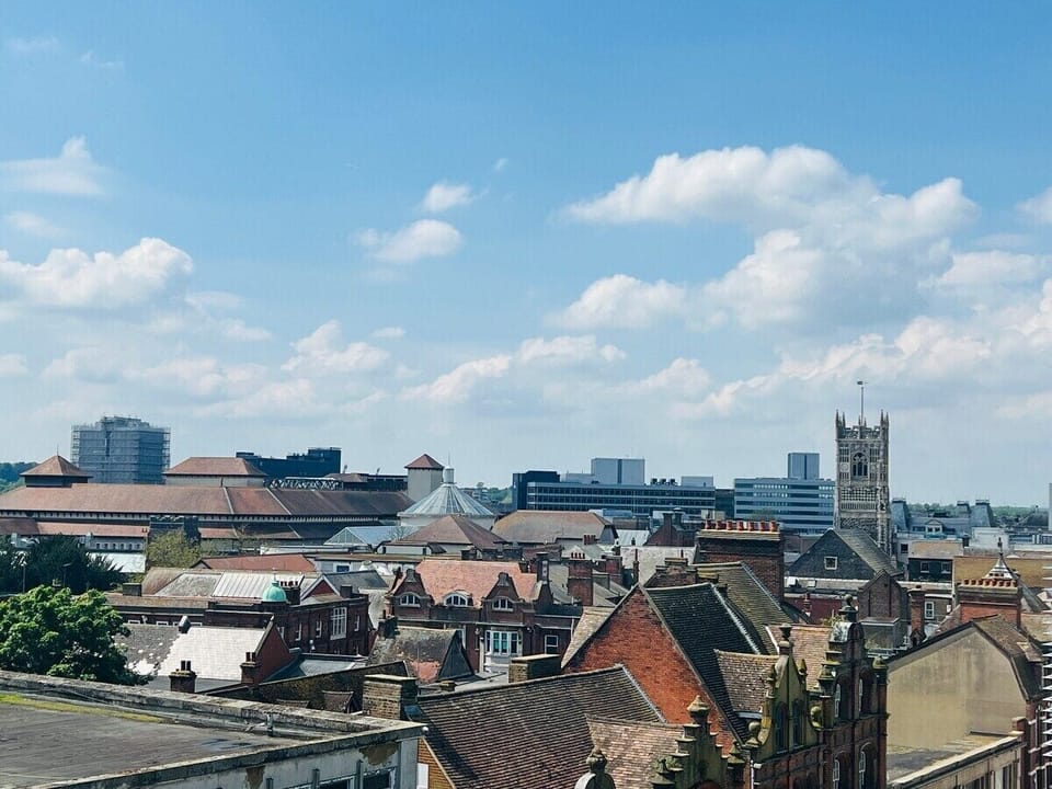 View from the bedroom window