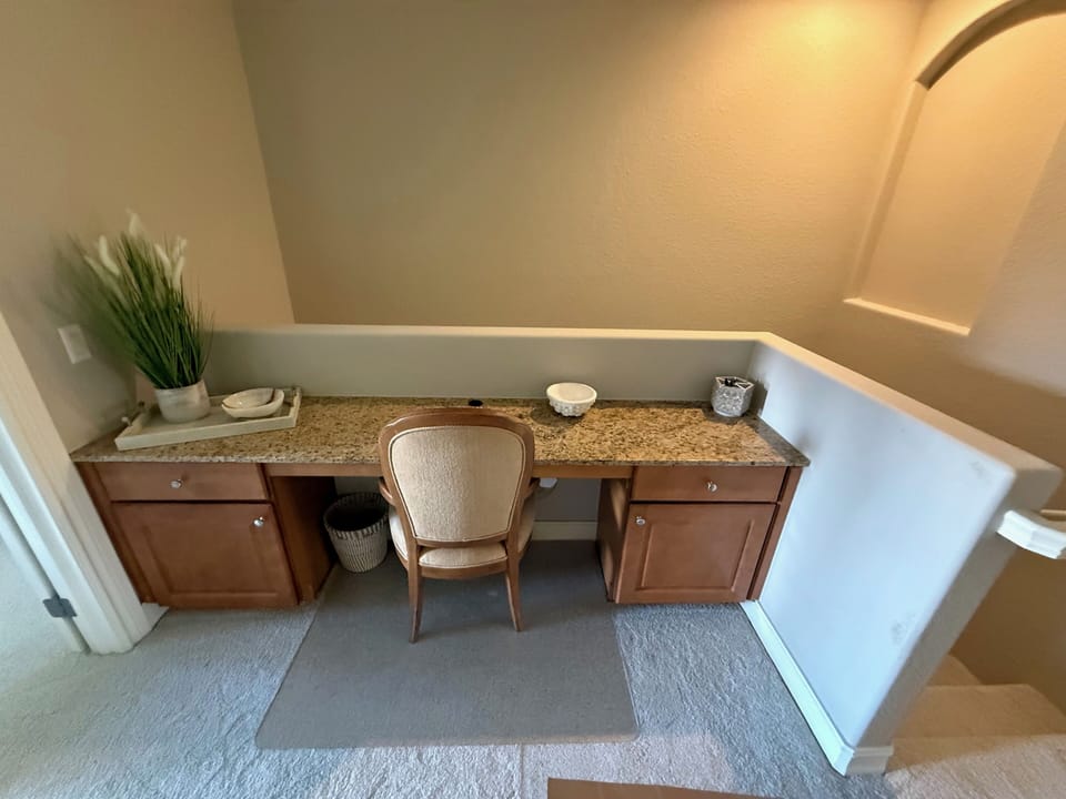Desk area outside master