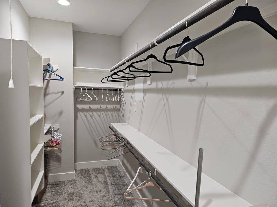 Huge walk in closet