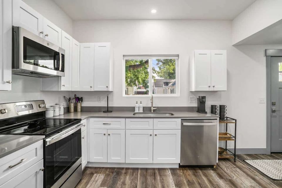 Fully stocked kitchen