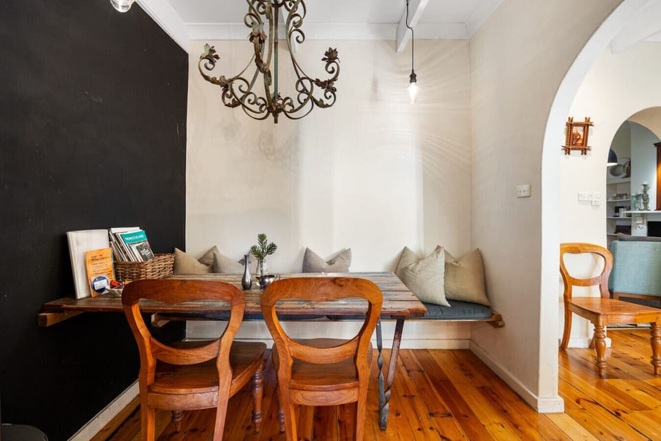 Share meals and make memories around the table in the cosy dining nook that brings everyone together.