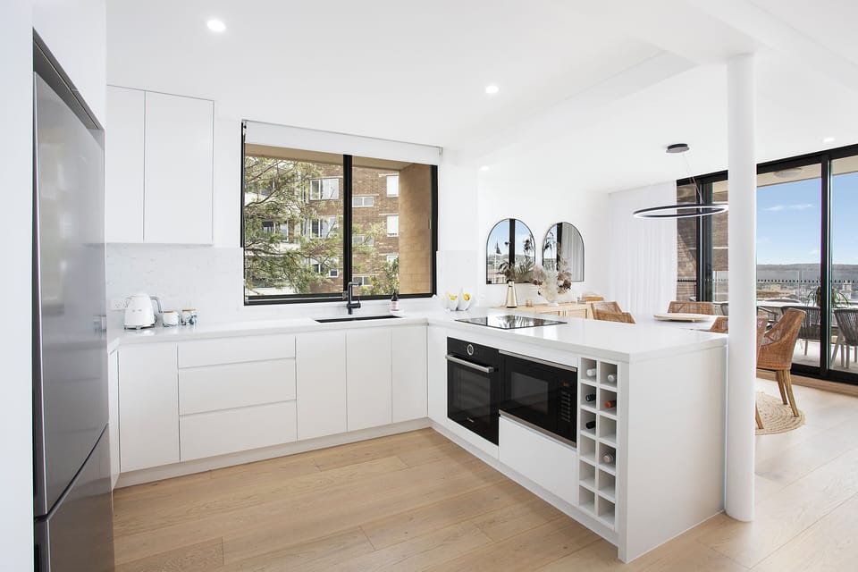 Large fully equipped kitchen