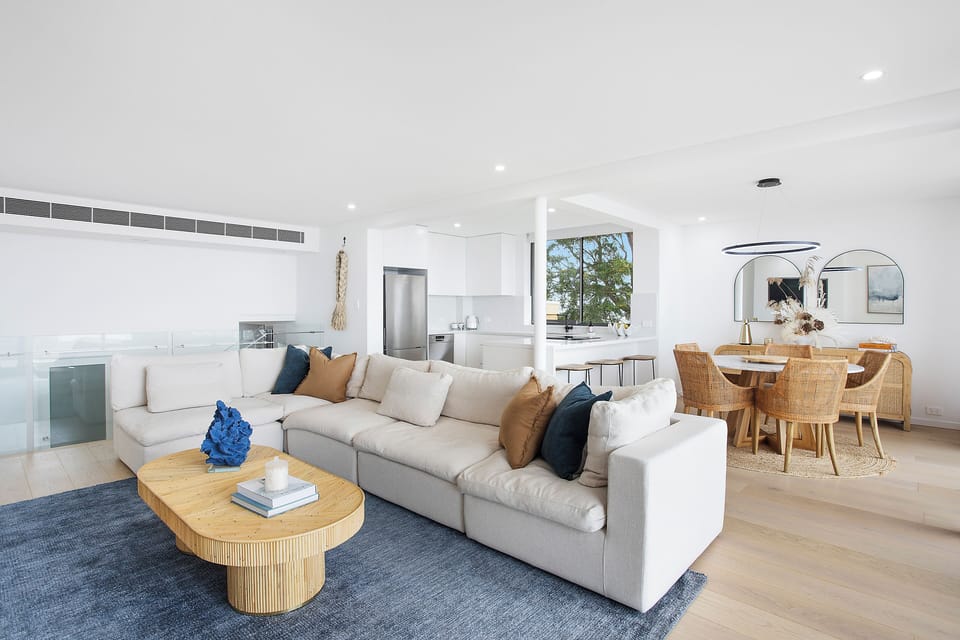 Comfortable light filled lounge