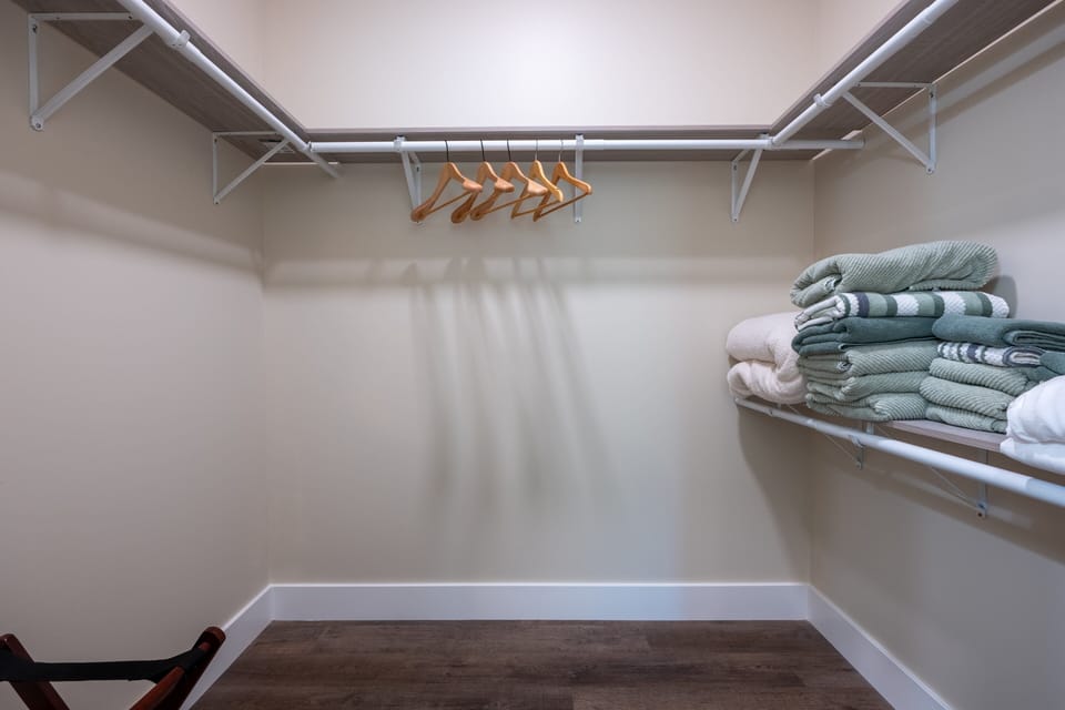 Spacious Primary Closet