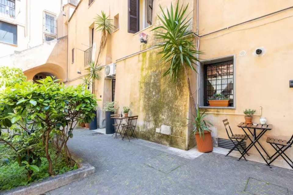 View of the courtyard