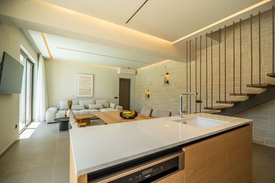 Kitchen, Living Room