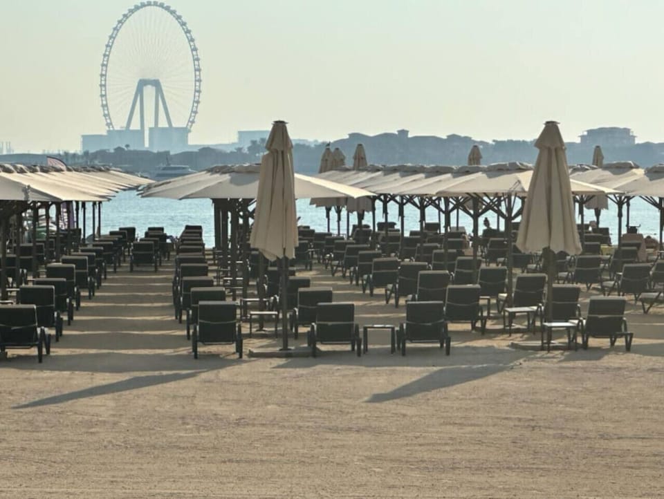 Outdoor banquet area