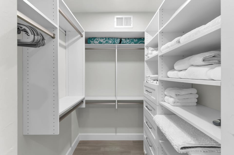 walk-in closet in Primary bedroom