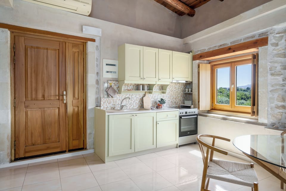 A fully equipped kitchen for culinary creations.