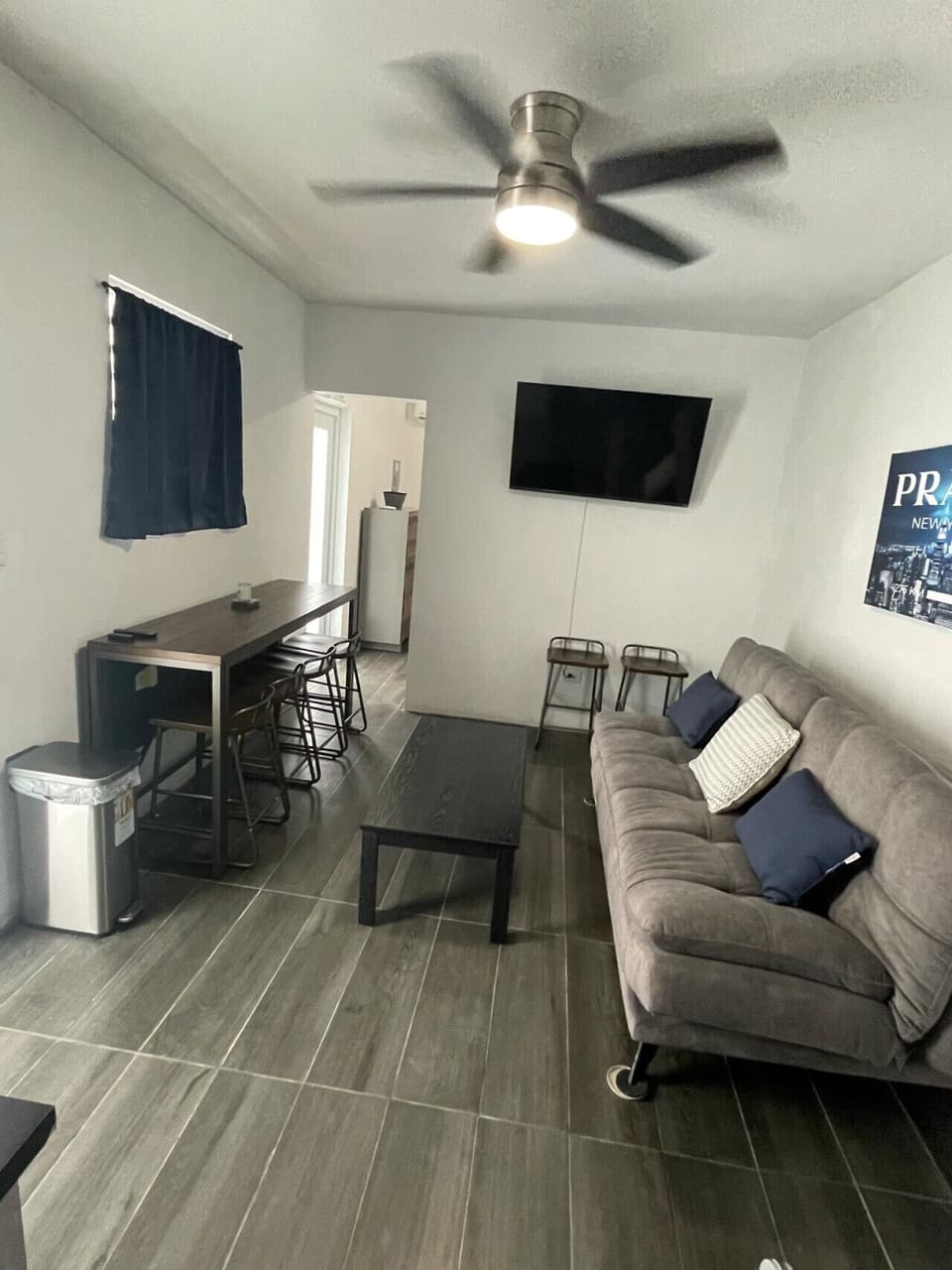 Living Room / Dining Area - Bedroom