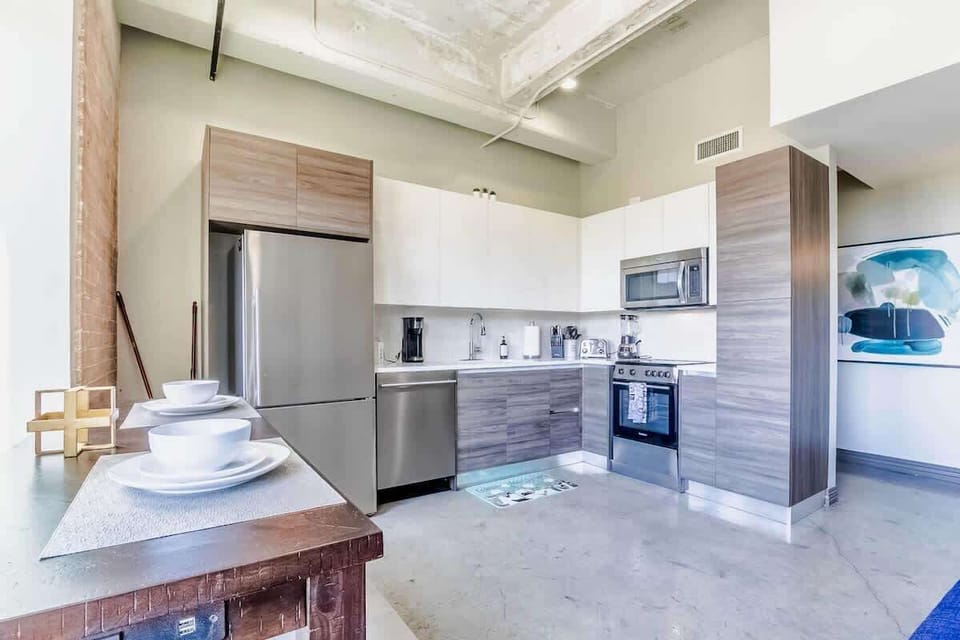 Modern appliances and chic decor, perfect for culinary adventures
