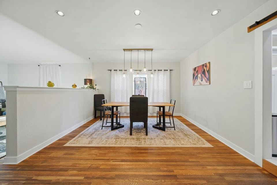 Dining table.
