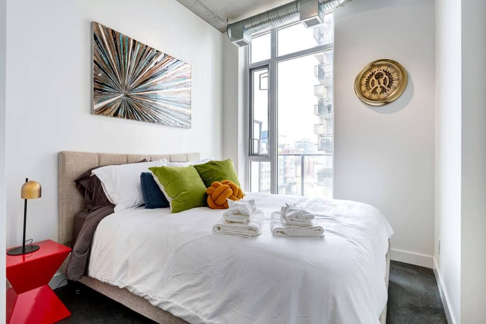 Relax in comfort with plush beddings.