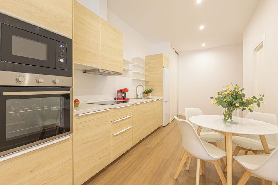 Kitchen and dining area