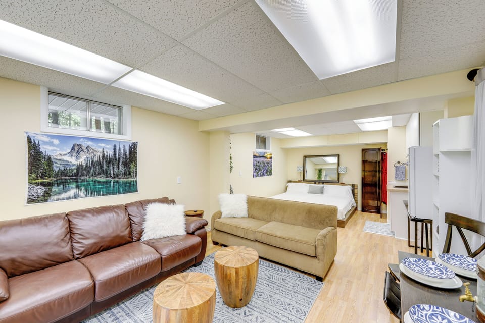 Libby Vacation Rental | Studio | 1BA | 600 Sq Ft | Stairs Required