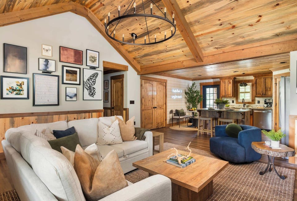 Enjoy the flow of our open floor plan, where the kitchen, dining, and living areas come together for effortless gatherings.