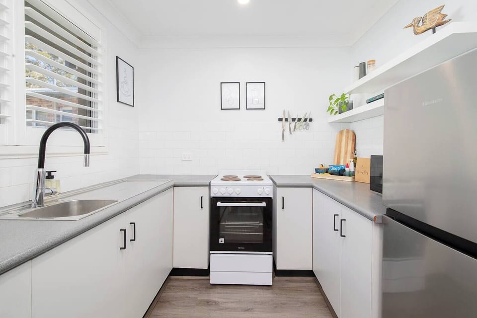Cook up a storm in the fully equipped kitchen, complete with a fridge, oven, microwave, dishwasher, Nespresso machine, toaster, and all the essentials for effortless meals.