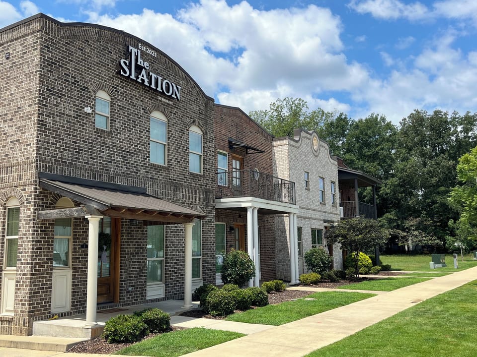 Front of the property - The Station.