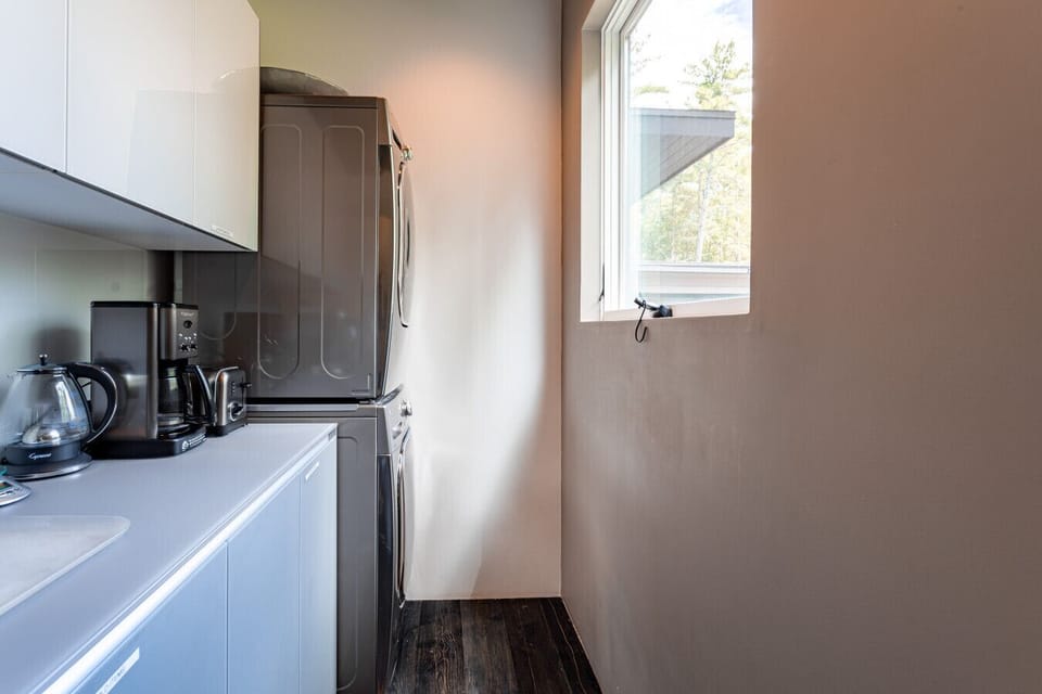 Washer and dryer is included