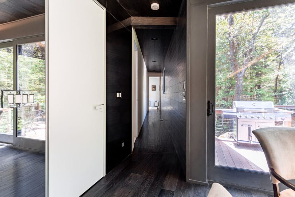Down the hall is a Jack and Jill bathroom and bedrooms