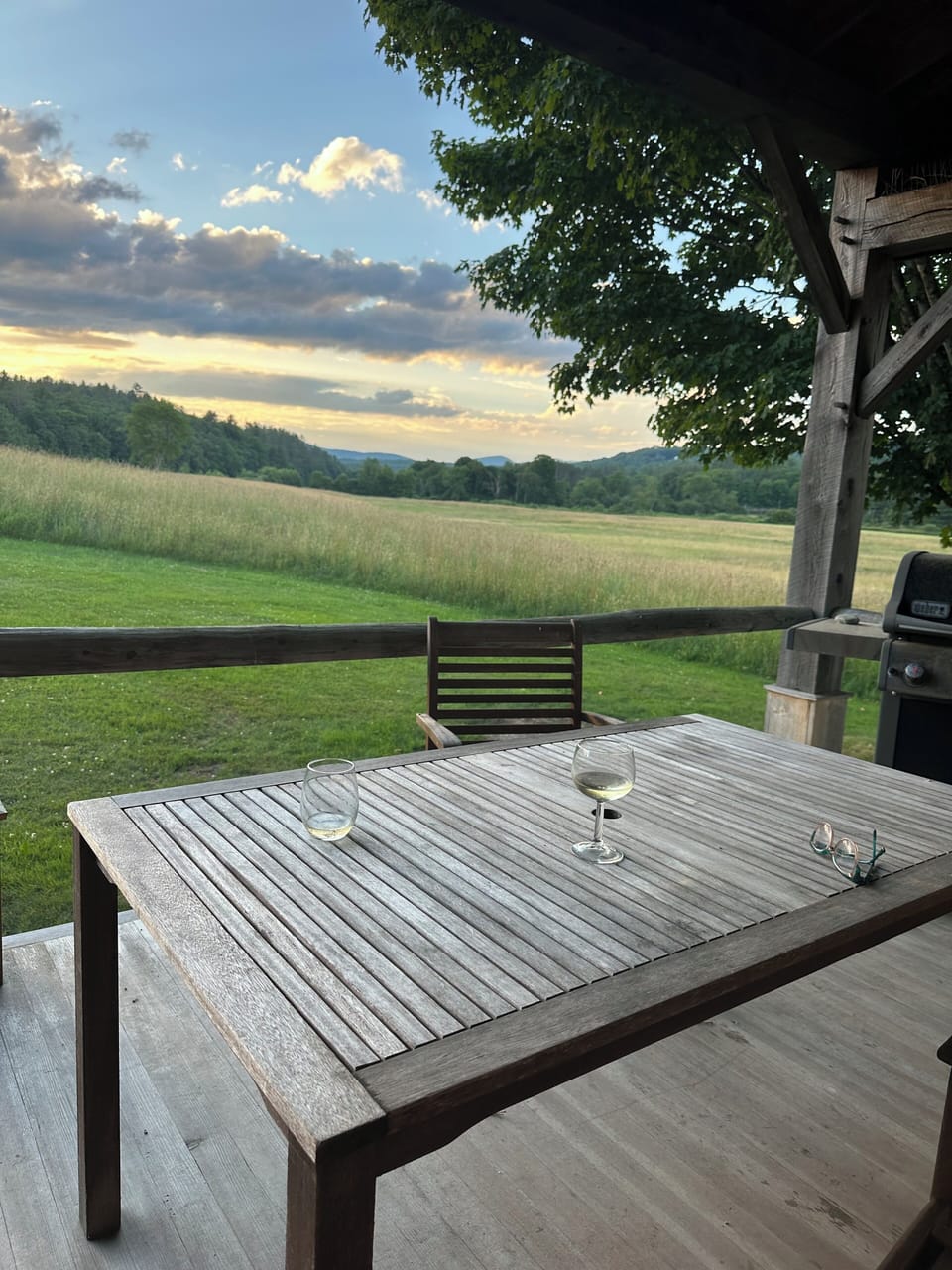 View off of back porch