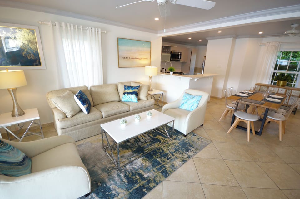 Open plan living area