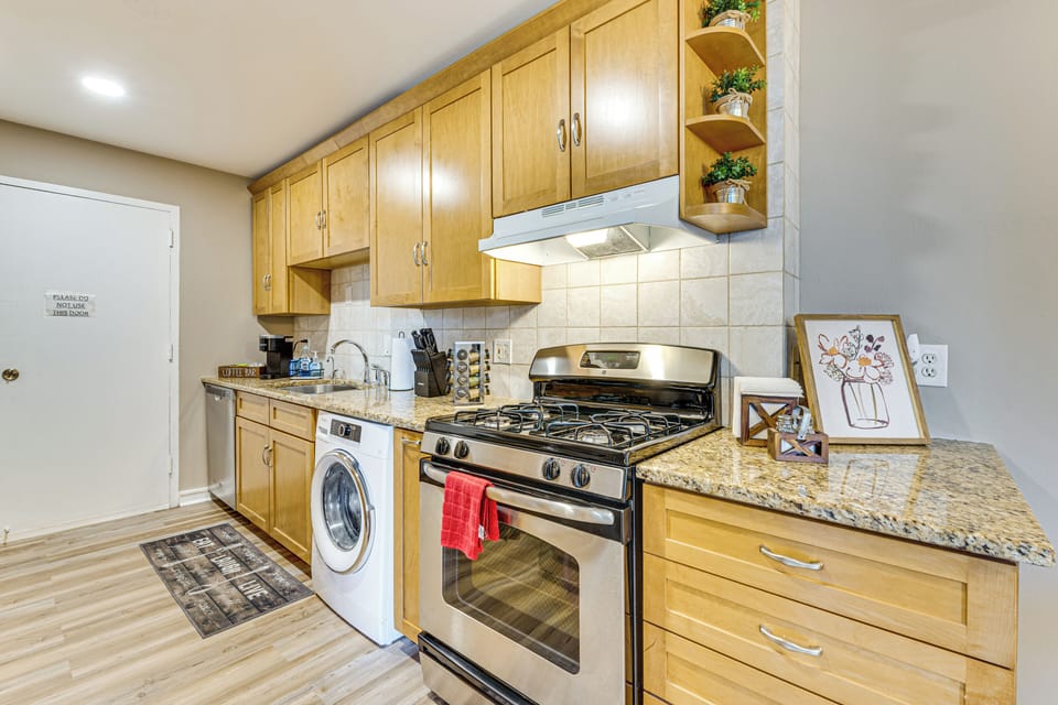 Kitchen | Keurig Coffee Maker | Combination Washer/Dryer | Dishwasher