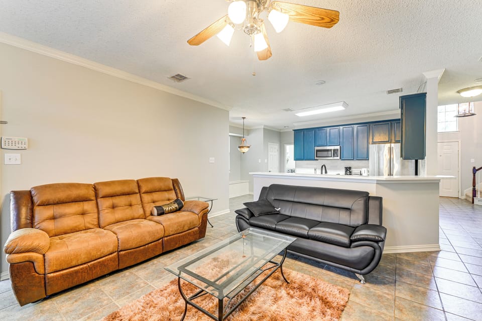 Living Room | 1st Floor | Central A/C & Heat | Free WiFi