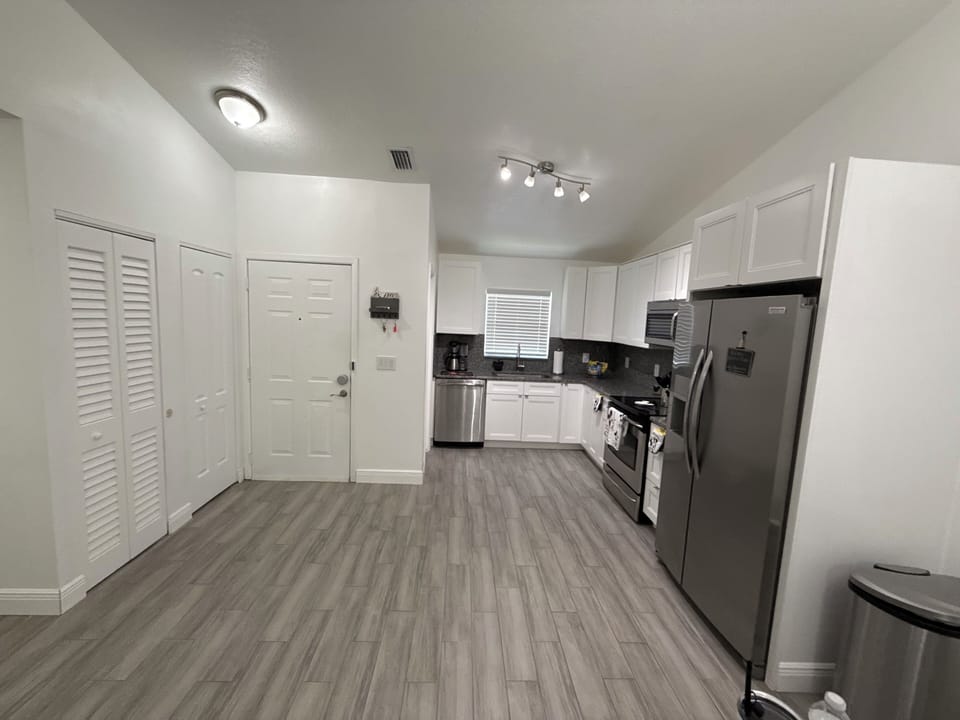 Kitchen and Front Entrance