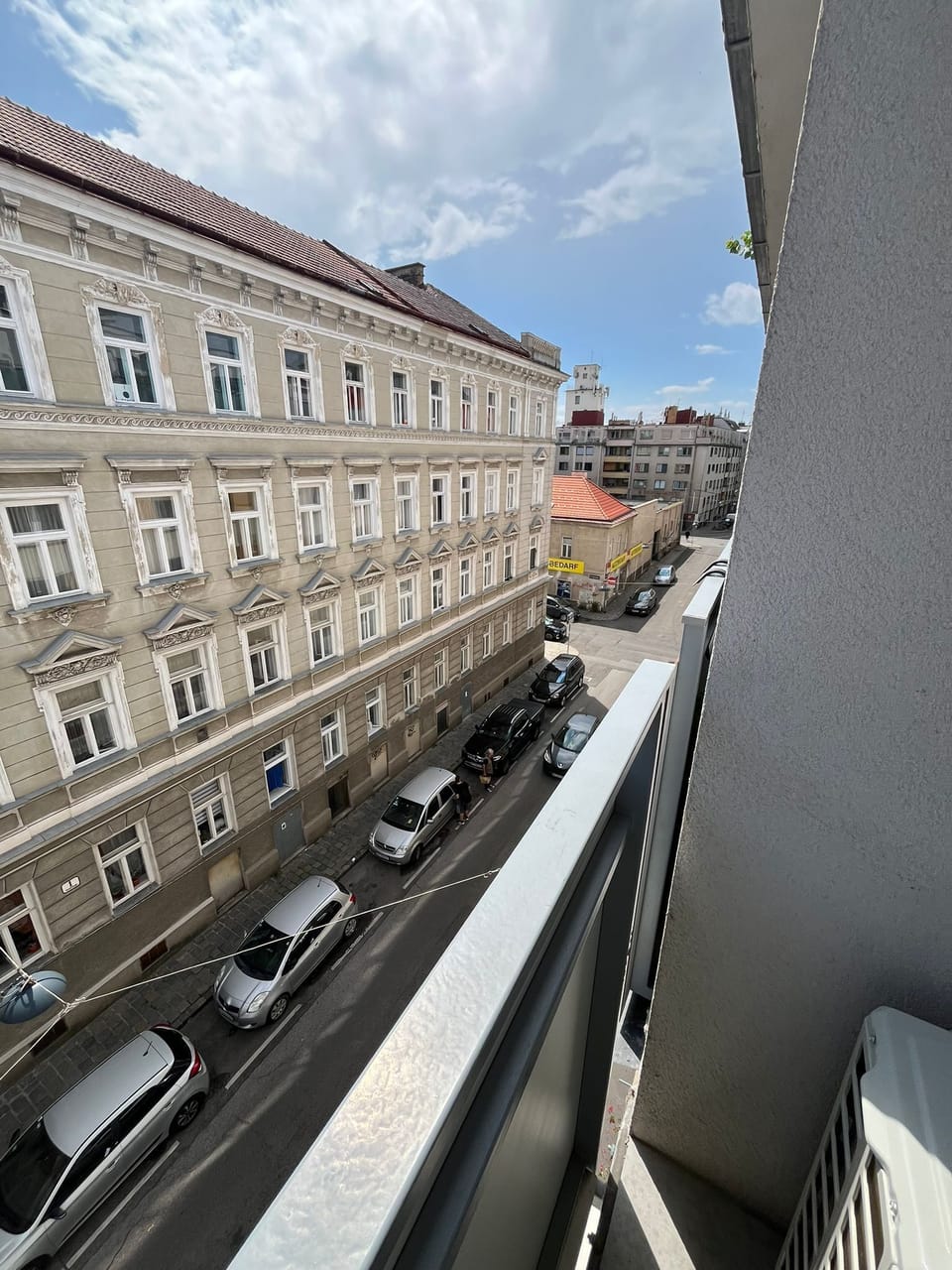 Enjoy your time on balcony watching serene city views