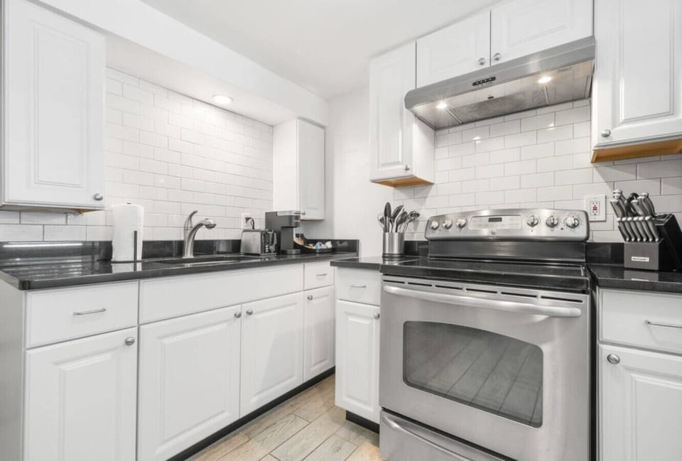 Kitchen includes Keurig coffee machine and Brita water pitcher