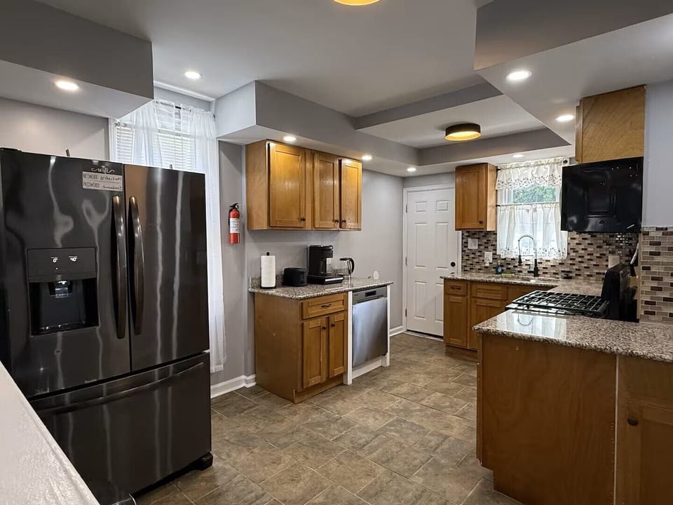 Fully functional kitchen.