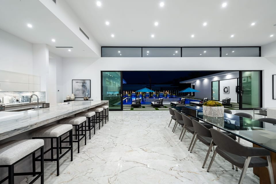 Kitchen and dining.