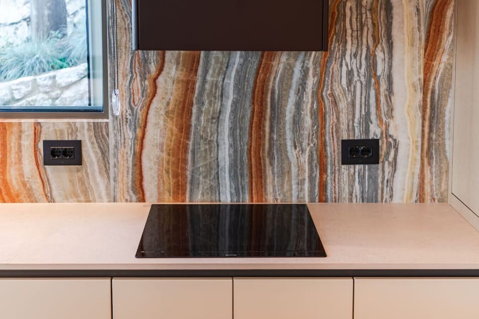 Fully-equipped kitchen details