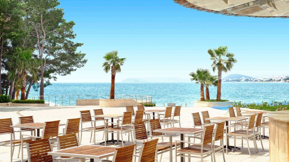 Nearby beach