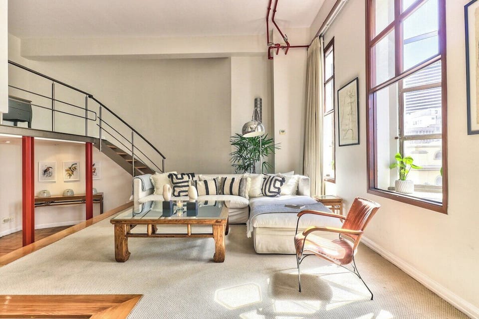 Spacious Living Room with natural light