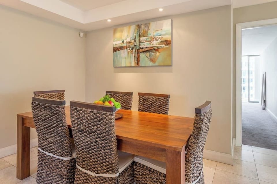 Dinging area  with dining chairs