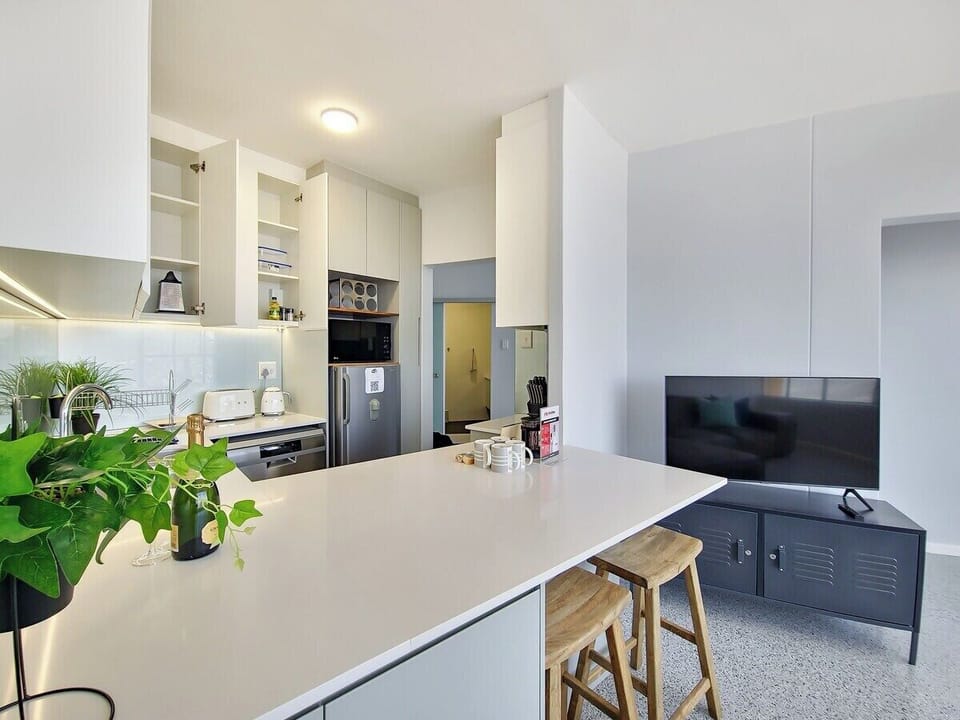 Open Plan Living Room with Smart TV.
