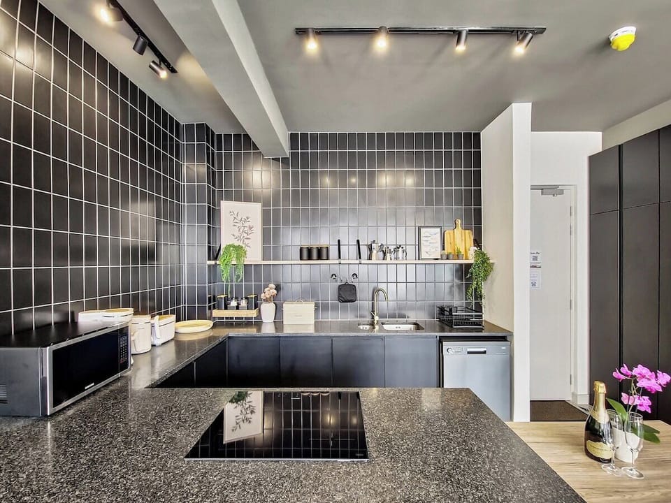 Unit 5 Kitchen fully equipped with all the essentials as well as the convenience of a dishwasher