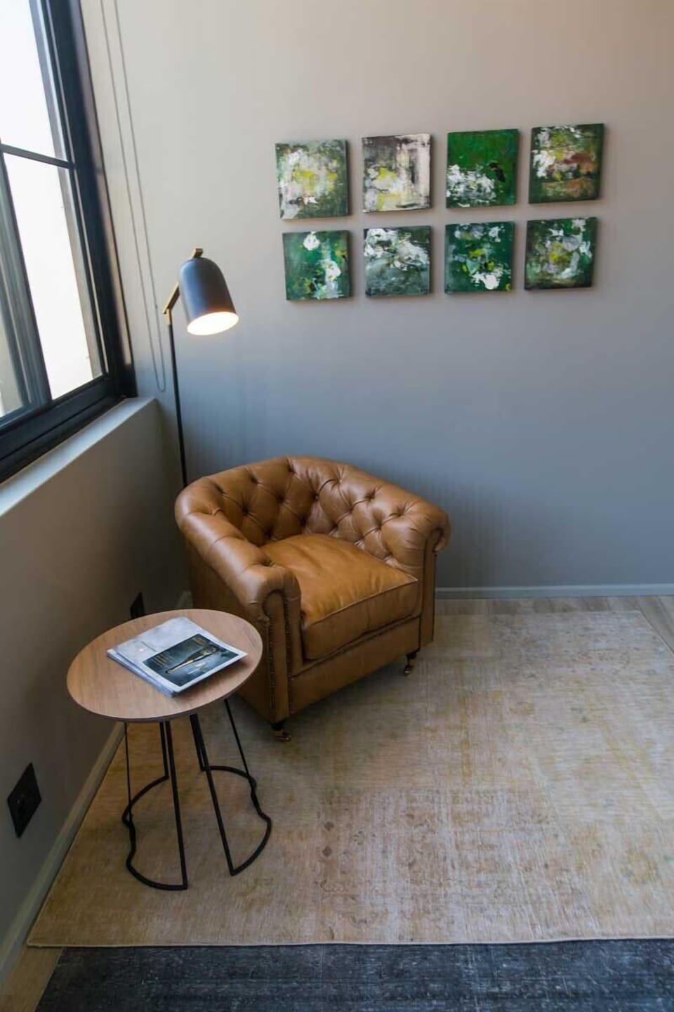 Whiskey/Reading Lounge located on the fifth floor