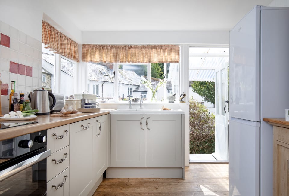 Withycombe, Beer. Ground floor: The kitchen is superbly equipped