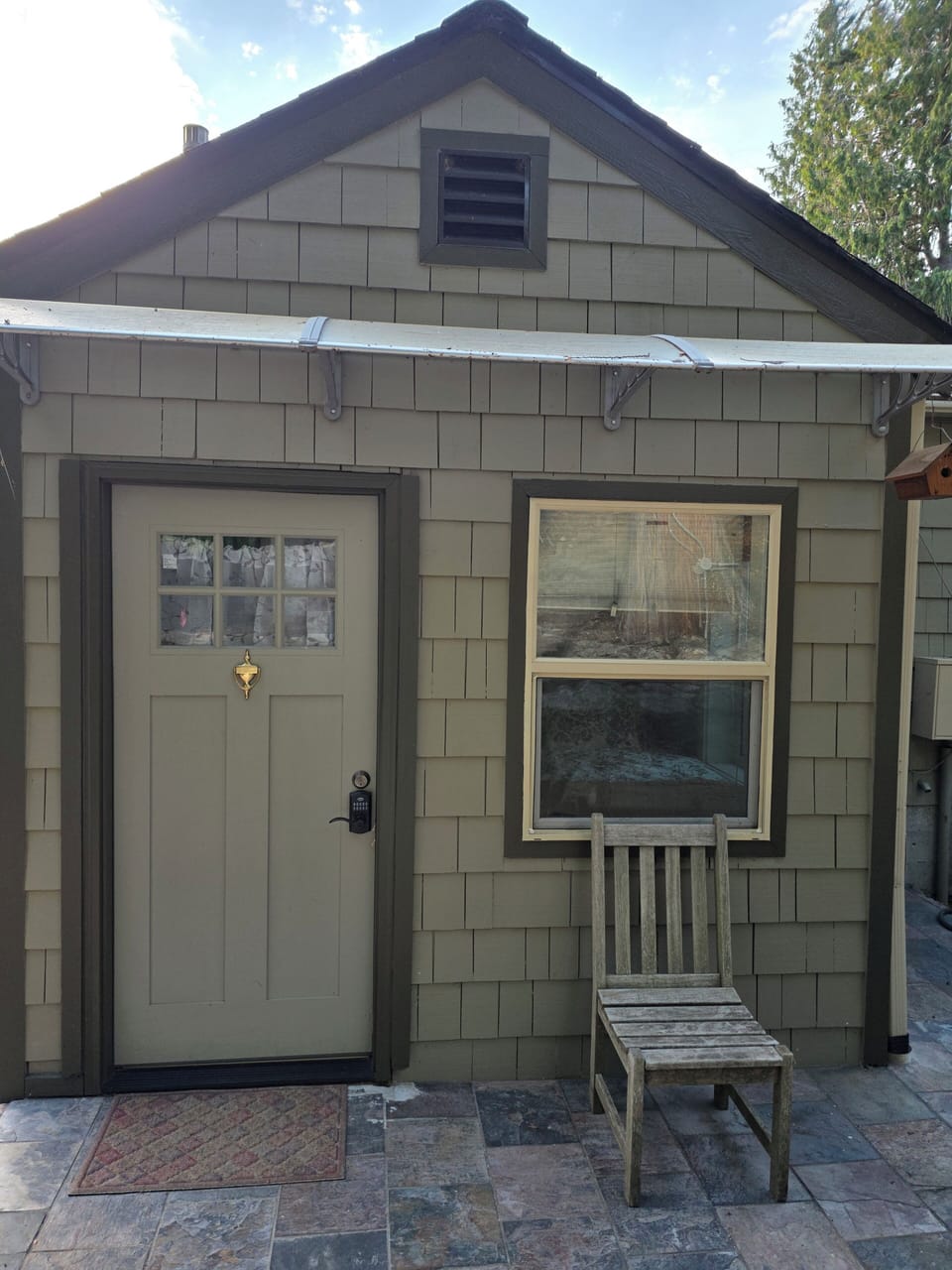The front door
