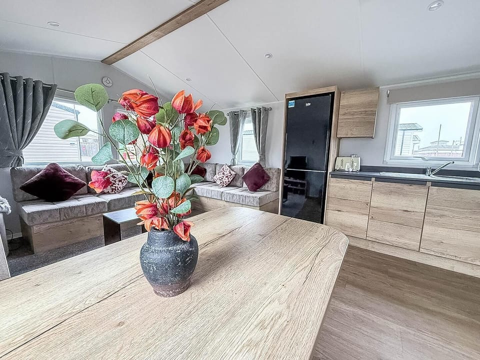 Step into your caravan living room at California Cliffs Holiday Park and let comfort set the tone for your UK holidays.
