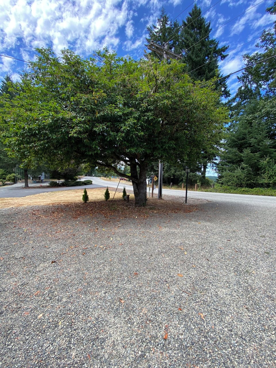 Private parking area